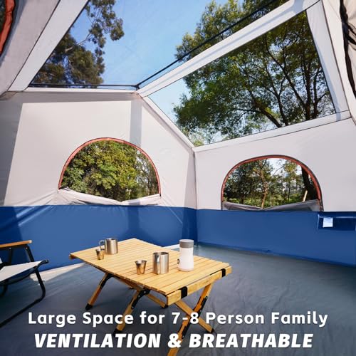 Instant Pop Up Camping Tent 8-Person