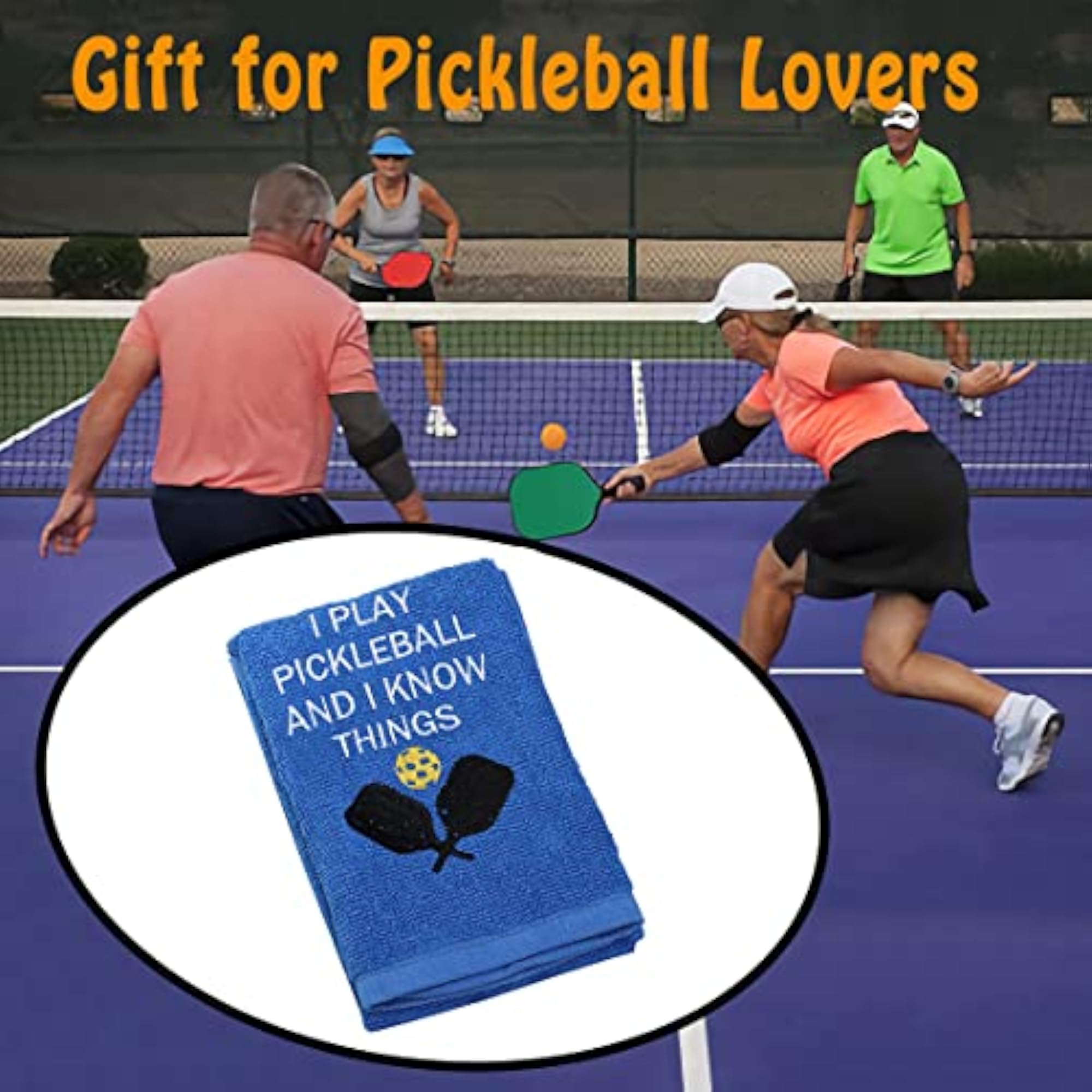 Pickleball Gift Towel, I Play Pickleball Towel