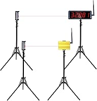 Vista 1 de Wireless Laser Timer for Sprints, Stopwatch for Track 40 60 Yard Dash, Laser Sprint Timer System, Race Clock for Running/Track Field/Speed Tranning