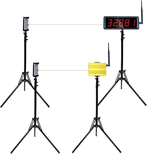 Temporizador láser inalámbrico para sprints, temporizador láser para pista de 40 60 yardas, sistema de temporizador de sprint láser, temporizador de