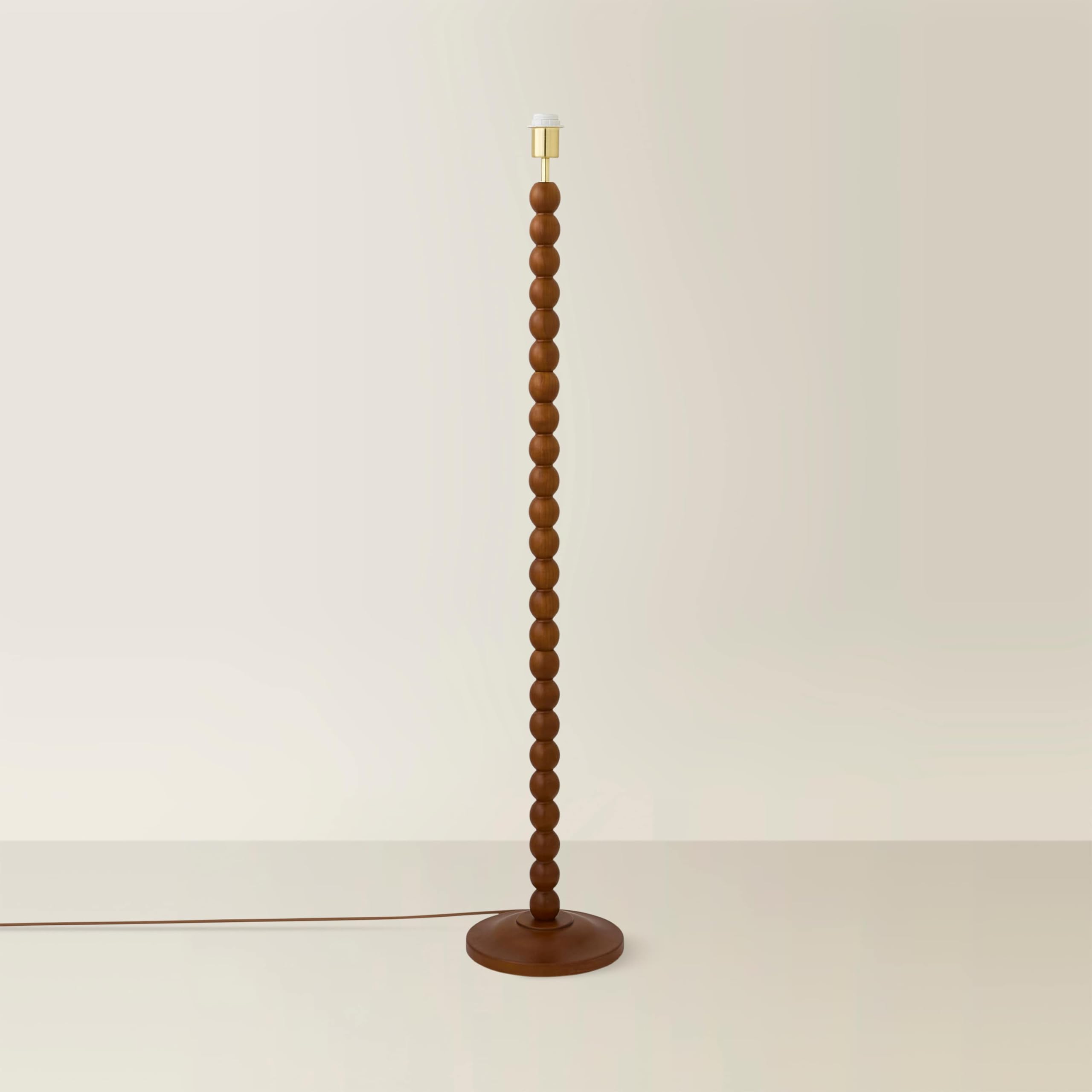ValueLights | Bobbin Walnut Wooden Bobble Floor Lamp Base | Floor Lamps & Torchieres, Home Décor & Improvement Essential