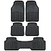WeatherTech WTHB148152153 Floor Mat, Rubber, Front/Rear