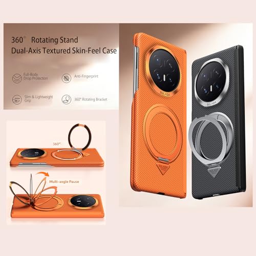 Coque Honor Magic V6 avec protection charnière et béquille rotative