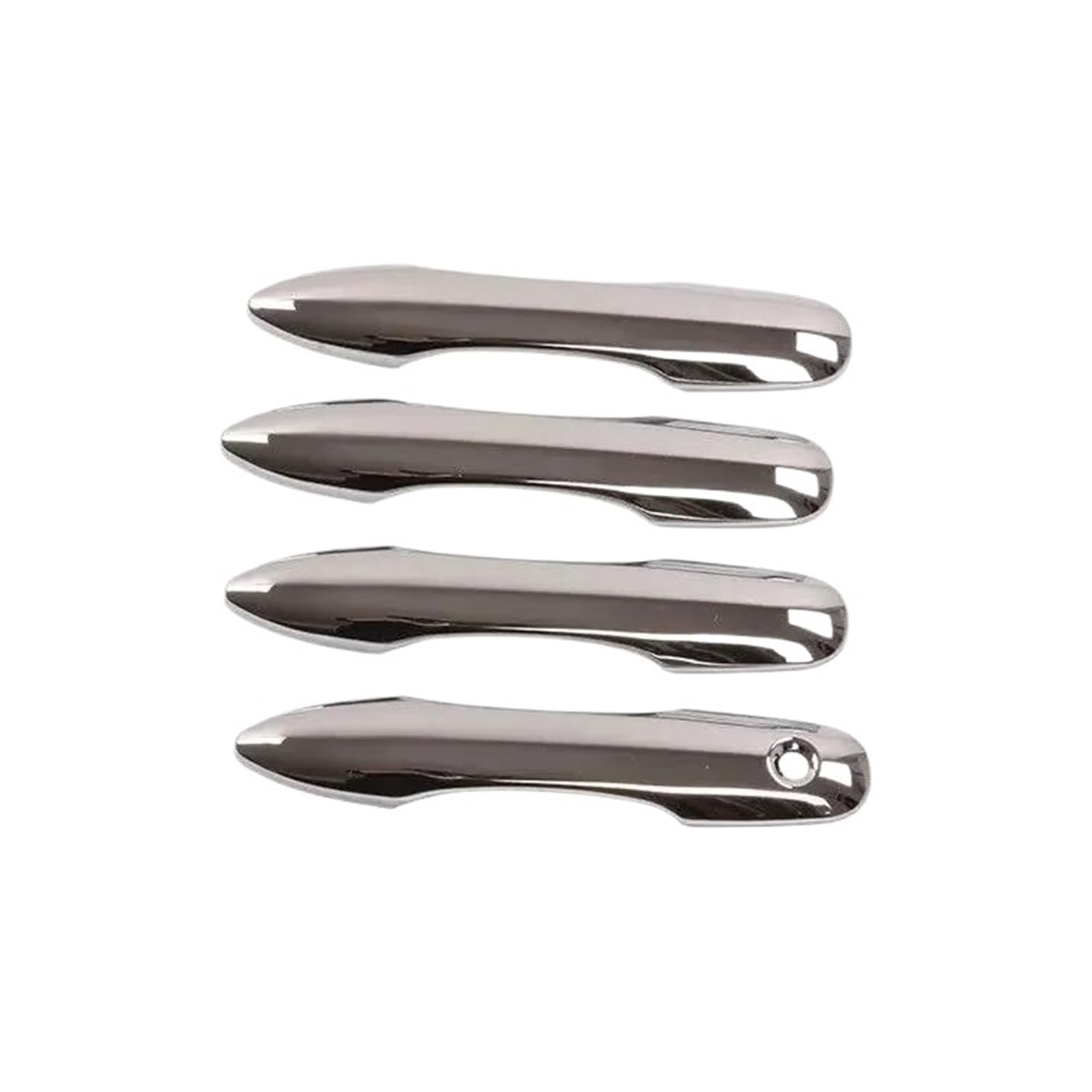 ATGCBCAUF Chrome Car Door Handle Cover Bowl Trim Sticker Styling for Toyota for Camry XV70 70 2018-2024 Car Exterior Door Handles