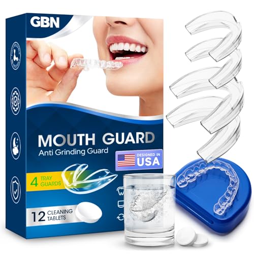 GBN Mouth Guard for Sleeping - Comfort Fit Mouth Guard for Night Use - Reusable Night Guards,...