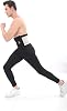 Black Waist Trimmer Abdominal Belt Unisex Top Actuator Neoprene Premium Quality Corset Body Shaper Exercise SaunaBLACK Thermal Waist Belt
