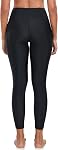 RELLECIGA Women's Swim Pants with Pockets High Waisted Swimming Leggings Swimsuit Pants for Women