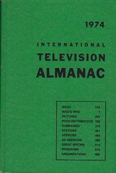 Hardcover International Television Almanac 1974 Book