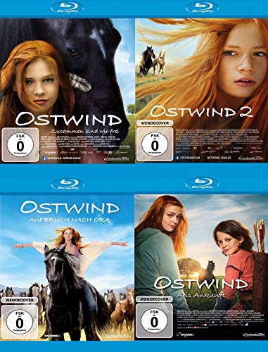 Ostwind 1+2+3+4 - (Aufbruch nach Ora / Aris Ankunft) - alle 4 Kinofilme im Set (4 Blu-ray) - Mehr Infos/Bestellen