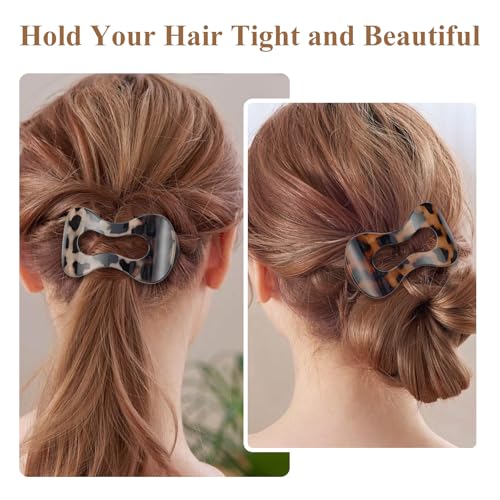Pinzas planas para cabello, pack de 4 piezas miniatura 5