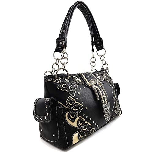 Zelris Western Women Conceal Carry Buckle Handbag Wallet Set3