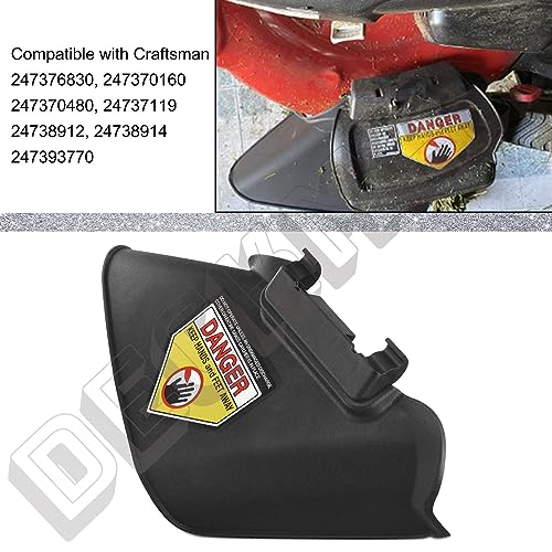 DECKMAN 731-04177 Side Discharge Deflector, Compatible with MTD Replacement Part 21\" Deck Chute