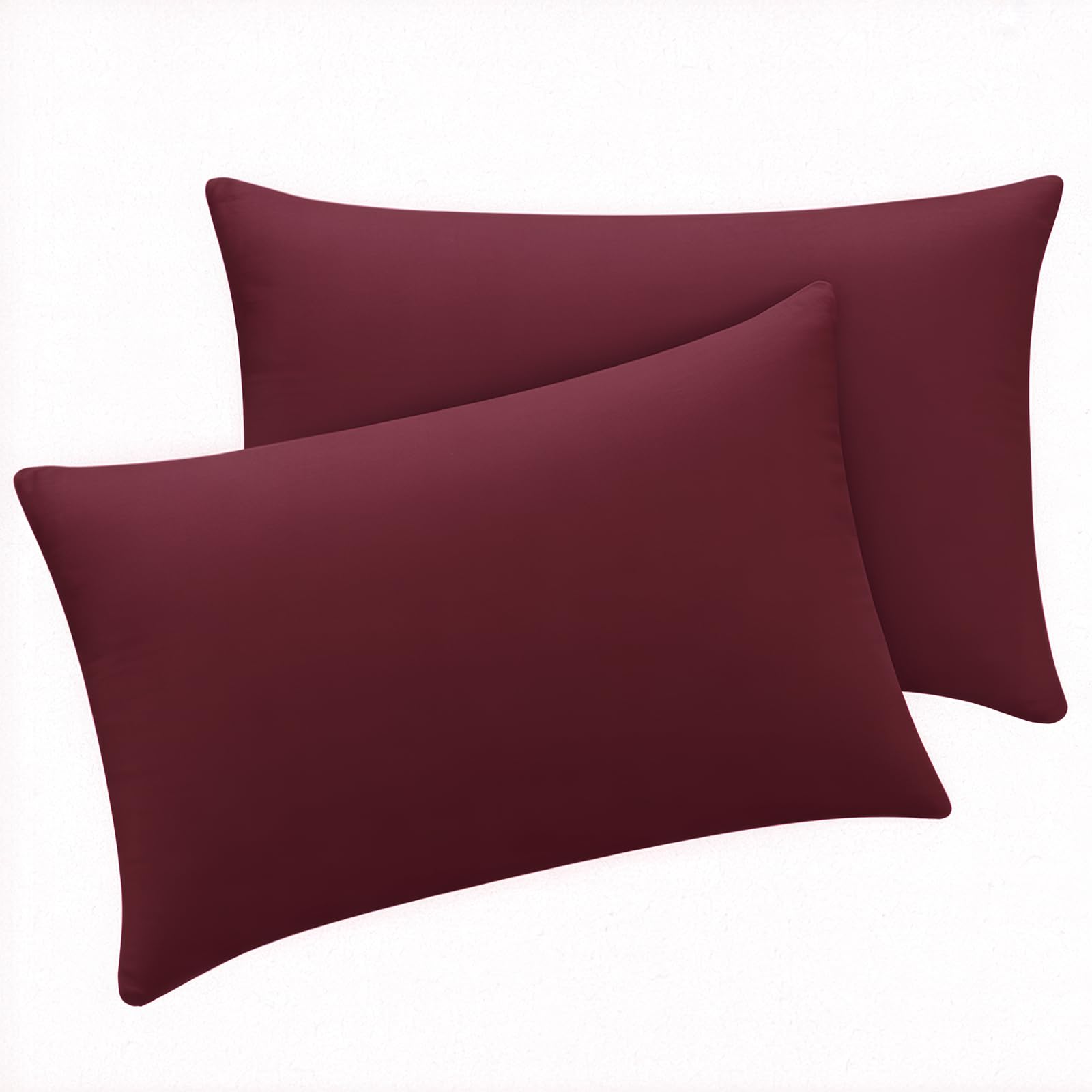 Tifschlaf Kissenbezug 2er Set - Kopfkissenbezug mit Reißverschluss aus Mikrofaser Weich, Pillow Case