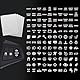 GOMAKERER 600 Stück Auto Schalttafel Aufkleber, Auto Switch ID Label Aufkleber Weiß Armaturenbrett Schalter Label Aufkleber Für Auto Boot Lkw 15 x 15 mm