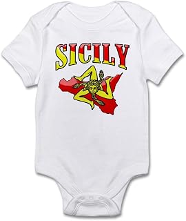 Sicily Sicilian Trinacria Infant Baby Bodysuit