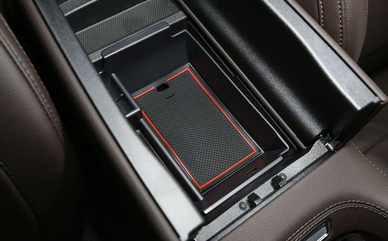 Miniatura 2 de Nueva caja de almacenamiento central protectora compatible con Mercedes Benz GLS X167 GLS350 GLS400 GLS450 GLS450 GLS580 (negro)