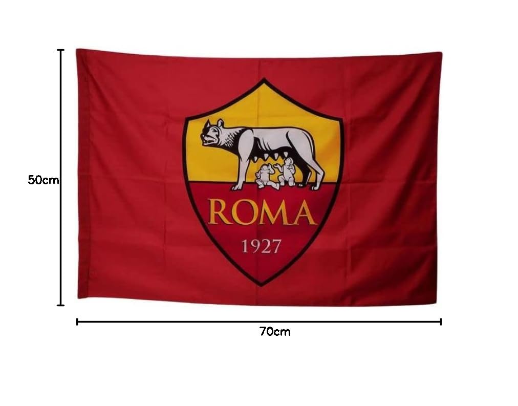 Bandiera Roma Ufficiale Magica LUPA Grande cm.50x70