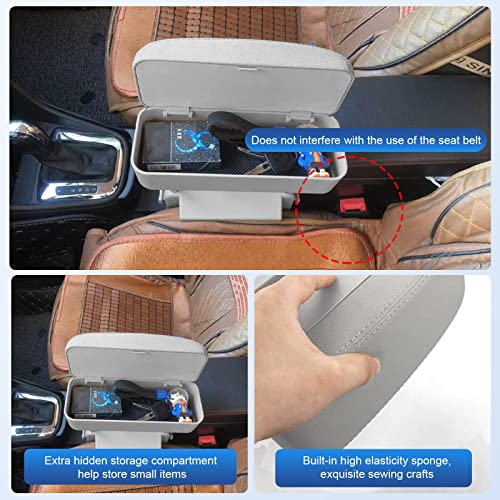 Image of CDEFG Car Armrest Support Elbow Rest Pad Armrest Extender Console Storage Organizer Universal Fit for Most Cars