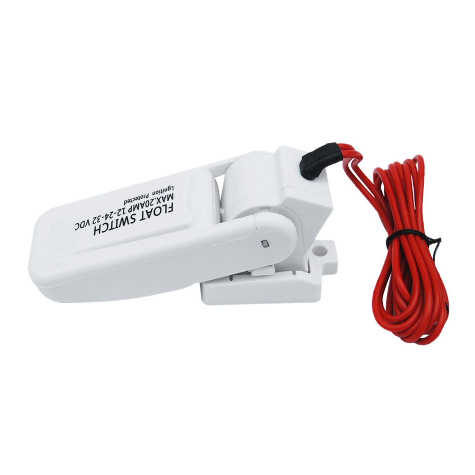 prasku Interrupteur Flotteur pour Pompe, Interrupteur à Flotteur de Pompe de Cale pour Pompes à Eau Électriques, 12V 24V ou 32V pour Bateau, Caravane