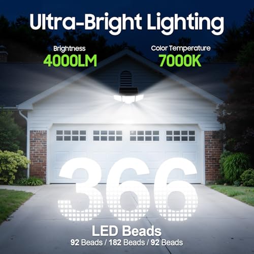 Solar Flood Lights,4000LM Dual Motion Sensor Outdoor Lights, 2 Pack - image 6