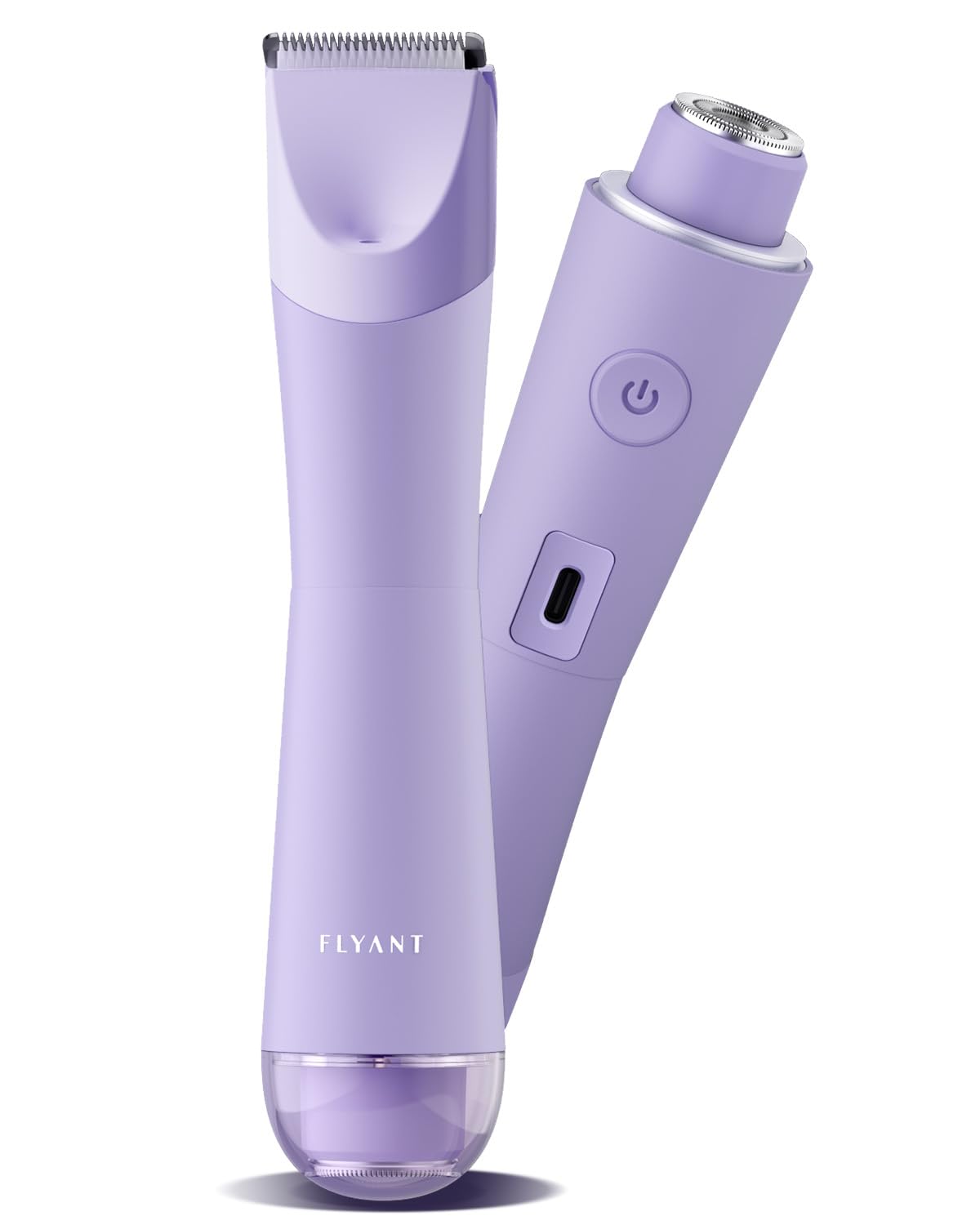 Recortadora de bikini sin irritación Flyant, afeitadora impermeable IPX7 con luz LED para mujer 8