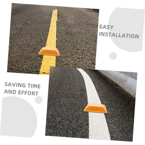 4 reflectores viales plásticos reflectivos para seguridad vial miniatura 7