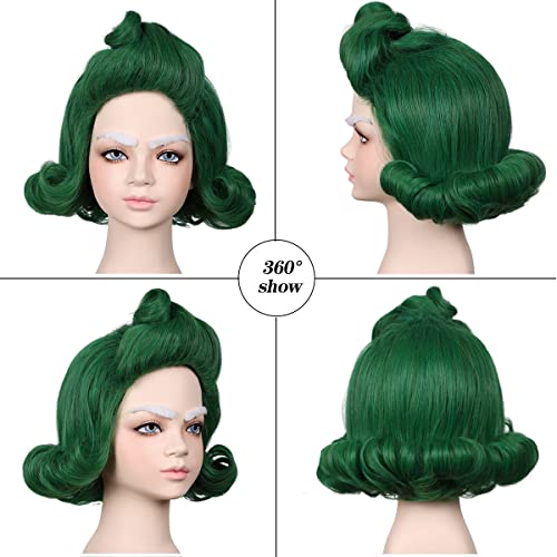 Colorground Green Styled Cosplay Wig For Halloween thumb #1