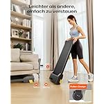 Walking Pad mit Sechs-Punkt-Stoßdämpfung, leises Laufband Schreibtisch, ‎2,5 Pferdestärken Laufband für Zuhause/Büro – Bild 4