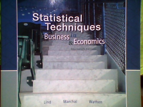 Statistical Techniques in Business & Economics: Douglas A. Lind