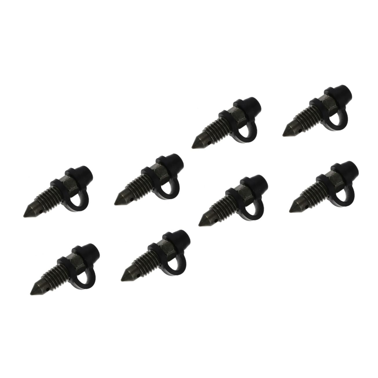 Alipis 4 Sets Brake Bleed Screw Kit Durable Caliper Bleed Bolt for Motorcycle Brake Pump Secure Fit Easy to Carry Prevents Dirt Buildup