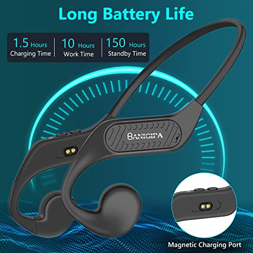 BANIGIPA Open Ear Headphones, 2023 Upgraded Air Conduction Bluetooth
