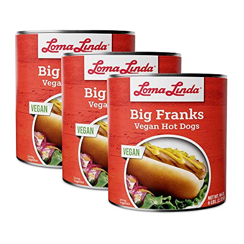 Loma Linda - Plant-Based - Big Franks (96 oz.) (Pack of 3) - Kosher