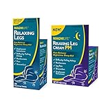 MagniLife Relaxing Legs 125 Count Quick Dissolve Tablets Relaxing Leg Cream PM 4oz Jar Restless Legs