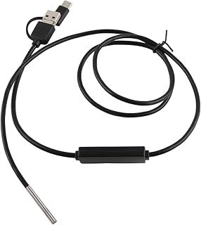 Endoscope Endoscoop Camera Typec 3 in 1 Connection 3.9Mm for Hd Mobile Phone Cell Phone Water Resistant Sinji Endoscope Hd Endoscopes (1 Meter Soft Cord)