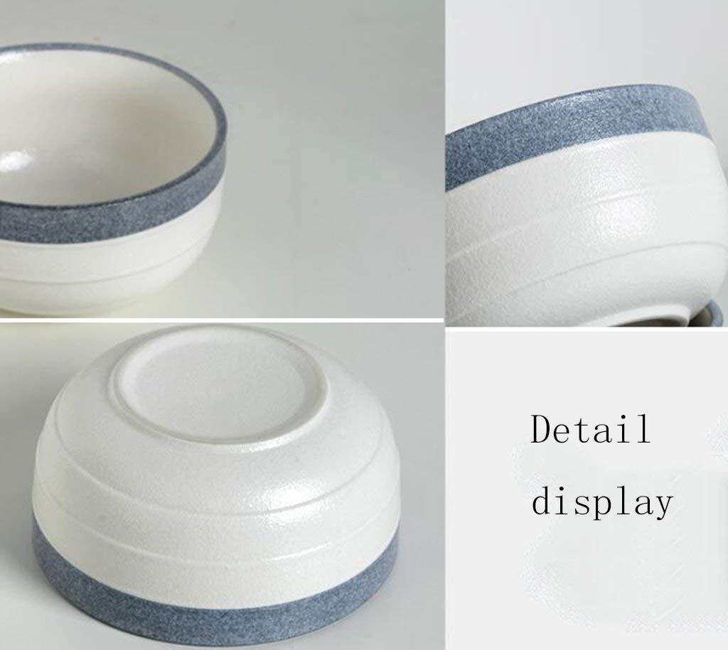 Bols en céramique, Style Vaisselle Bol en céramique Vintage Ménage Bol à Riz Shengmi Bol à Soupe Créativité Personnalité Bol Mangez Un Petit Bol 14x6cm (Couleur: 14x6cm)