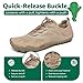 Imagen de SAGUARO Barefoot Zapatillas de Trail Hombre Mujer Zapatos de Deporte Transpirable Antideslizante Calzado Minimalistas Marrón 39 EU