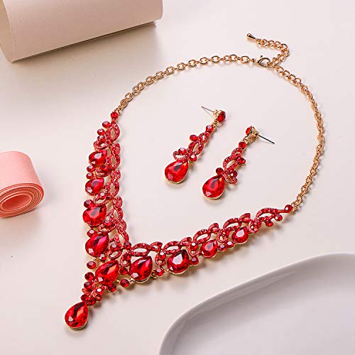 EVER FAITH Parure Gioielli Donna Cristallo