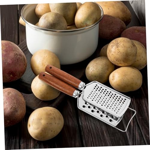 Cabilock 2pcs Rallador De Queso Acero Inoxidable miniatura 4