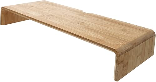 UKCOCO Soporte para monitor de computadora de escritorio, elevador para monitor de computadora, estante elevador de escritorio, soporte para