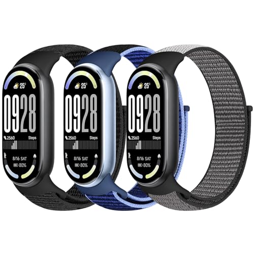 [Acortjl] �i�C�������v�o���h Xiaomi Smart Band 10/9/8 �ƌ݊������� ���� �����Y �\�t�g ���߉\ �ʋC�� �X�|�[�c �\�����[�v ���v�X�g���b�v �����p���X�g�o���h Xiaomi Mi Band 10/9/8 �p
