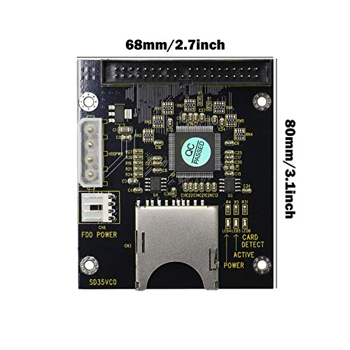 Image of SD SDHC SDXC MMC to 3.5 inch 40Pin Male IDE Adapter Card SD Memory Card to IDE Hard Disk Drive Adapter