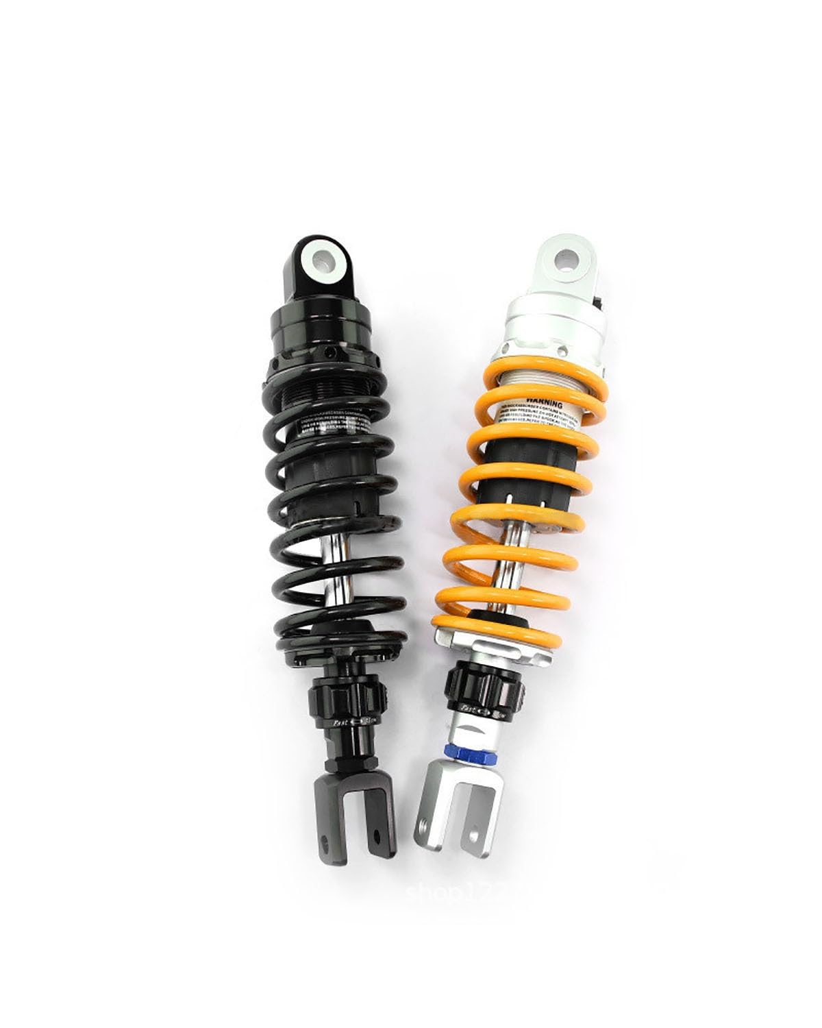 Amortiguador Trasero Ajustable 265-360mm Para Moto Eléctrica | Amortiguador trasero modificación vehículo todoterreno para motocicleta, 1 unidad(Black,320mm slit)