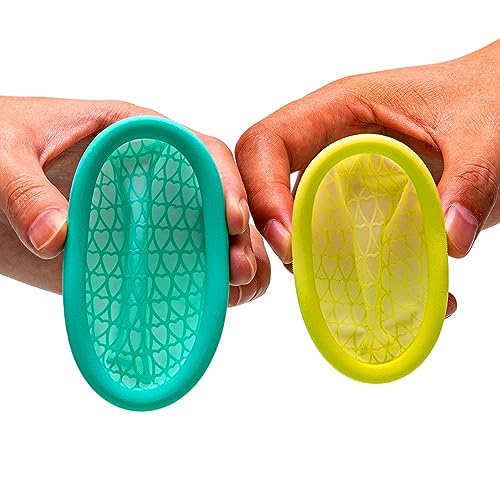 Image of Menstrual Disc | Mascoto TM, Reusable Period Disc Size S|M, Soft Medical Grade Silicone, Pad and Tampons Alternative, Flat-fit Cup, Petal Thin and Ultra Comfortable (Set of Large and Small)