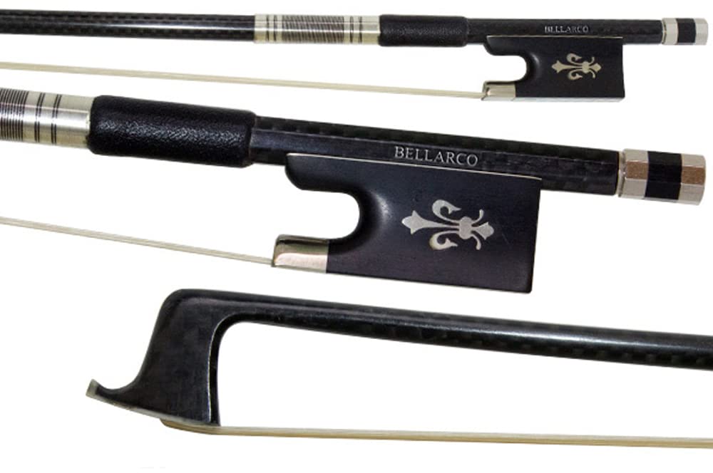 Amazon | バイオリン弓 Bellarco 上質カーボン イリス紋章・白銅