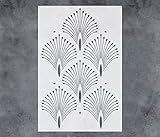 GSS Designs Large Palm Wall Stencil Art Wall Stencil for Painting Reusable Wall Pattern Stencil Floral Stencils for Walls