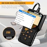 OBD2 Scanner Code Reader Tool: OBD Car Diagnostic Scan Tool - Auto Car Engine Fault Code Reader with Full OBD2 Functions - Diagnostic Machine Test Compatible with BMW Ford VW Audi All OBDII Vehicles - Image 5