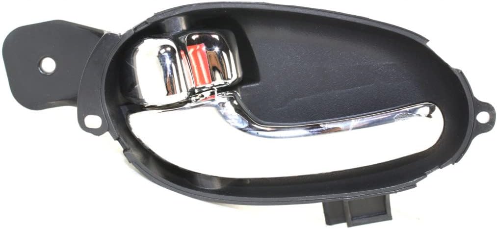 For Chevy Trailblazer 2002-2009 Interior Door Handle Driver and Passenger Side | Pair | Front Or Rear | Chrome | Plastic | Replacement For GM1352143, GM1353143 | 25965488, 25965489