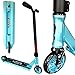 Longway Kaiza - Monopattino completo Stunt Monopattino per parco, altezza 81 cm + adesivo Fantic26 (turchese)