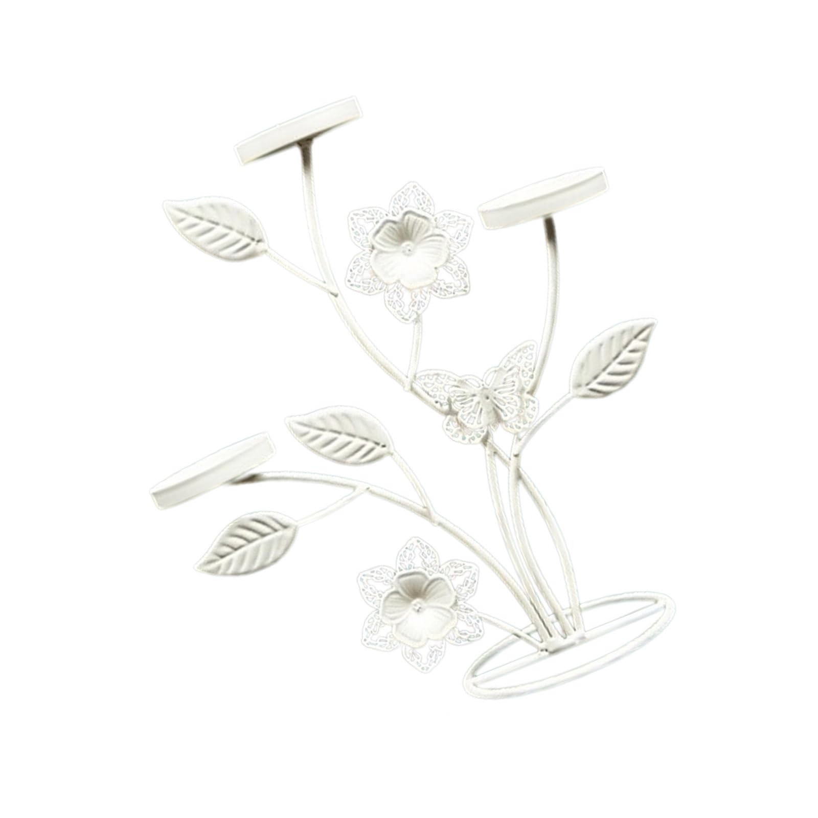 Elnwnnkc Decorative Stands Iron Taper Holders Floral Candlestick Holders for Wedding, Dinning, Party Decorations Party Decoration