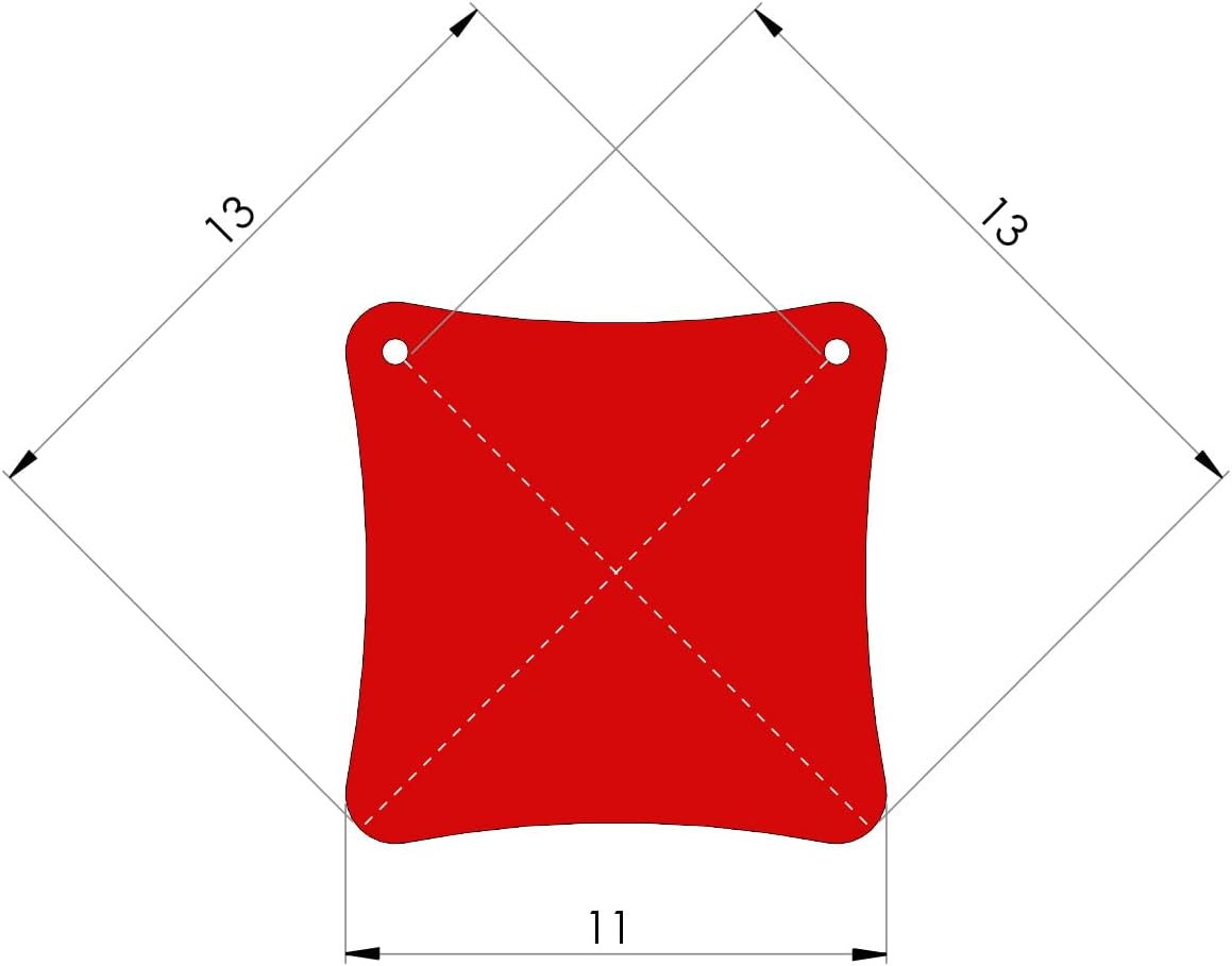 Ferus Outdoors AR500 Steel Shooting Target – 1/2” Thick Plate for Handgun & Rifle (9mm, .223, .308) – Portable Steel Target for Range Practice, Backyard Plinking & Precision Training